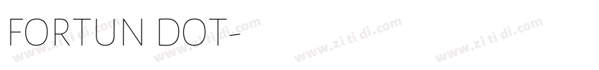 FORTUN DOT字体转换